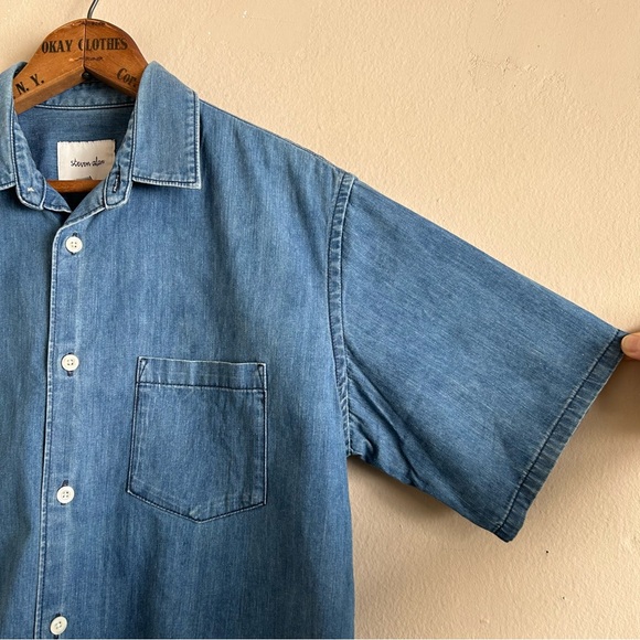 Steven Alan Chambray Button Down - Picture 4 of 8